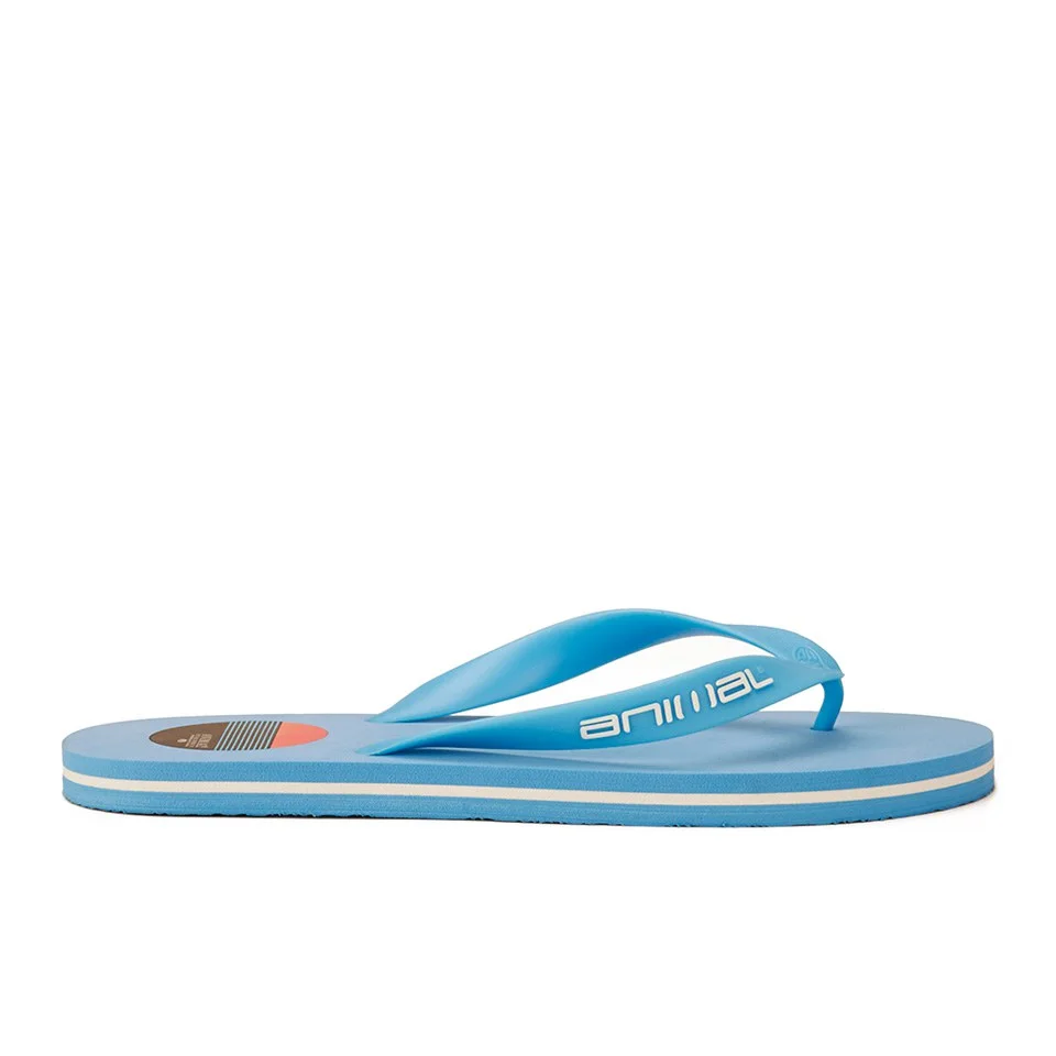 Animal Men's Costaz Flip Flops - Blue - UK 7 - Blue Image 1