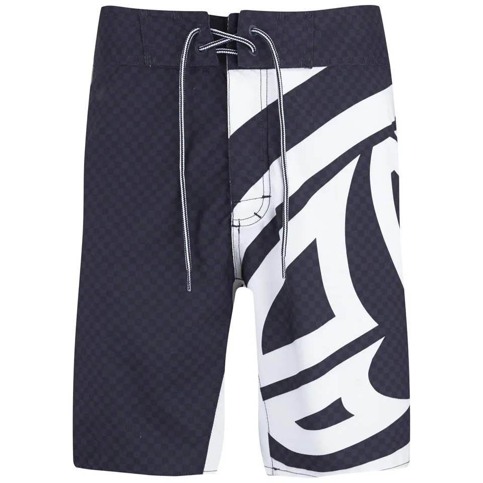 Animal Mens 20 Inch Blawa Fixed Waist Board Shorts - Indigo - W28 - Blue Image 1