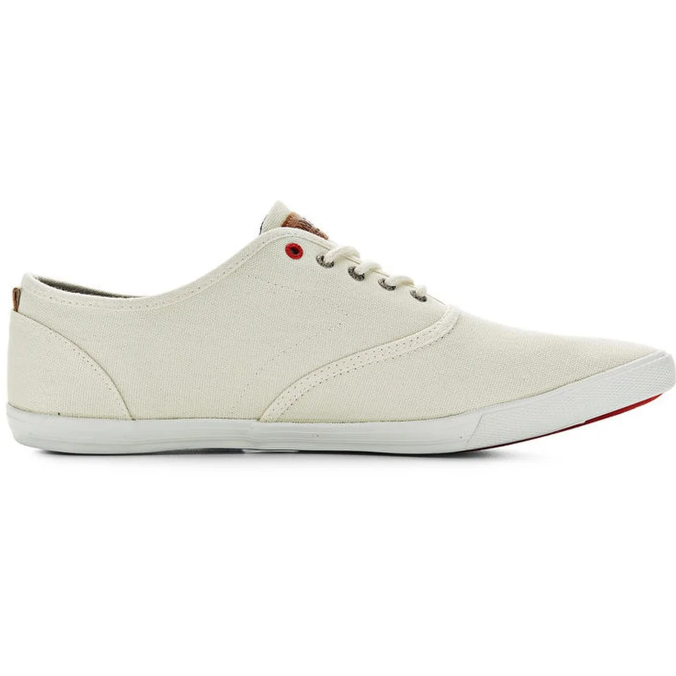 Jack & Jones Men's Spider Basic Canvas Trainers - White - UK 6 - White Image 1