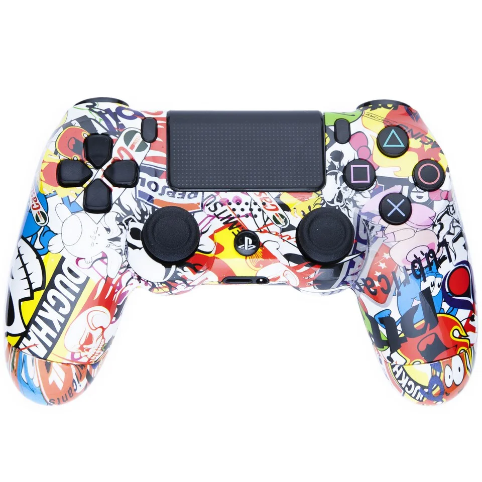 PlayStation DualShock 4 Custom Controller - Sticker Bomb Image 1