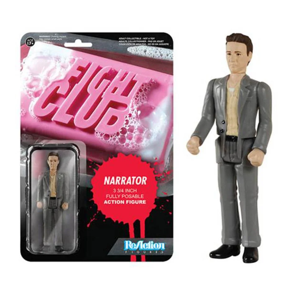 ReAction Fight Club Narrator 3 3/4 Inch Action Figure Image 1