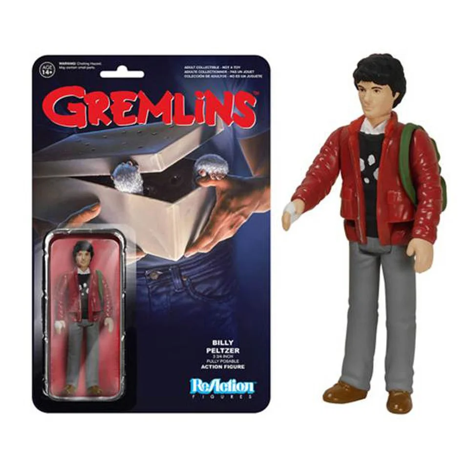 ReAction Gremlins Billy Peltzer 3 3/4 Inch Action Figure Image 1