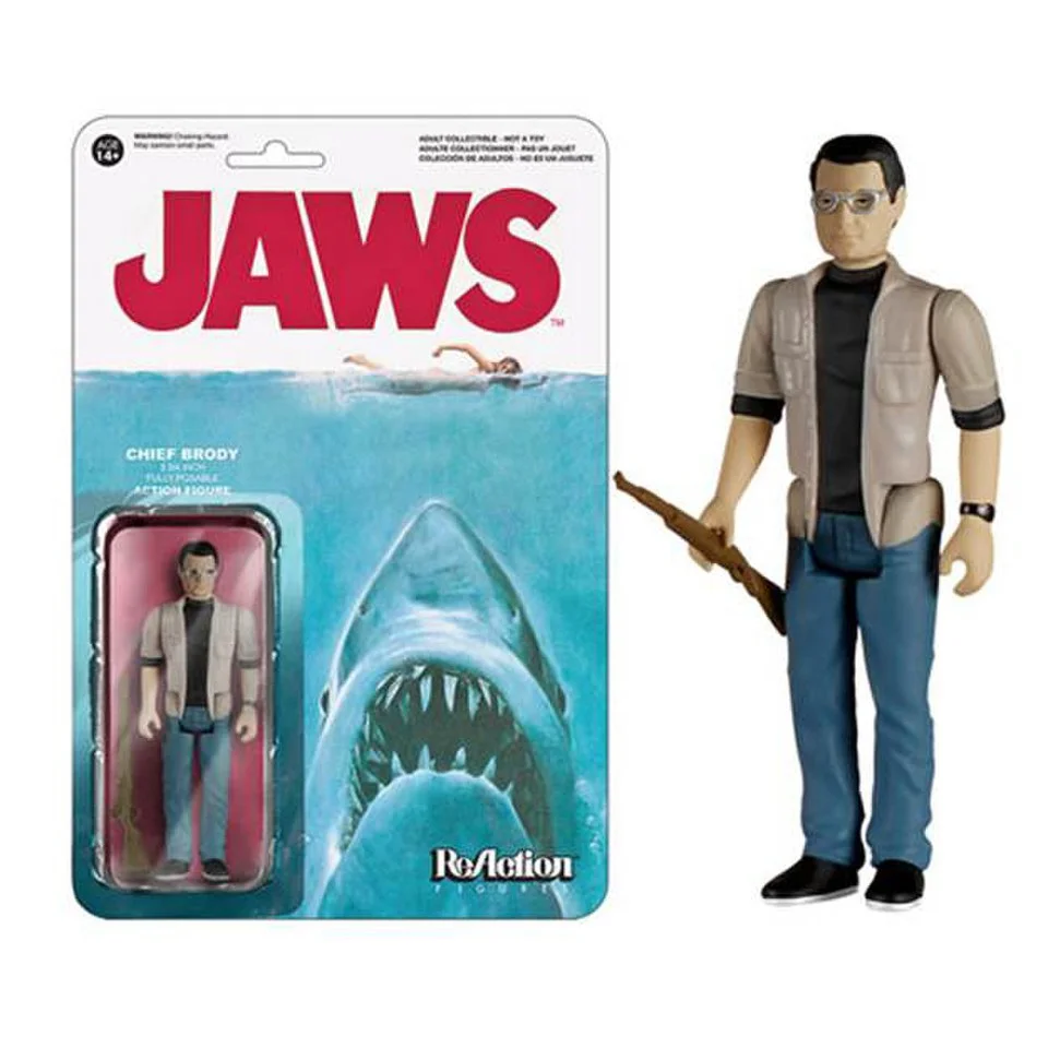 ReAction Jaws Martin Brody 3 3/4 Inch Action Figure Image 1