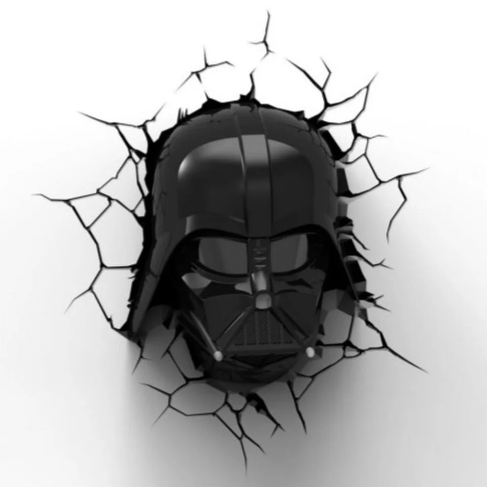Star Wars Darth Vader 3D Wall Light Image 1