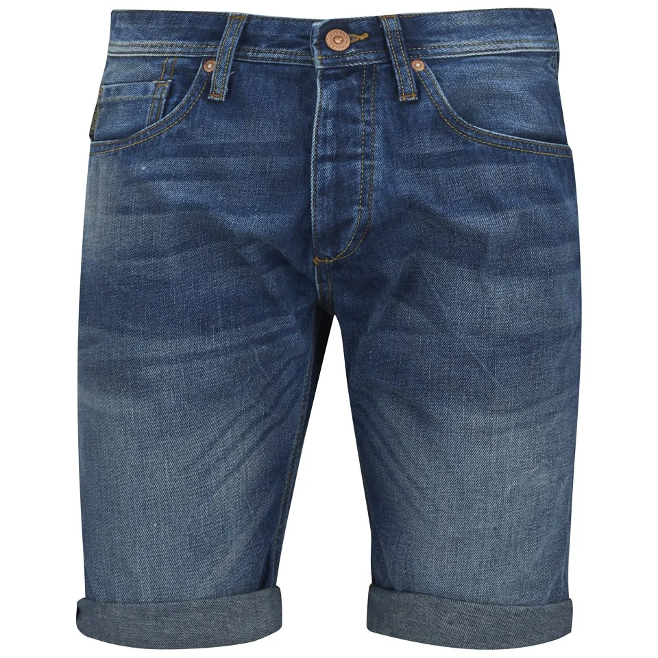 Jack & Jones Men's Rick Original Shorts - Mid Blue - S - Blue Image 1