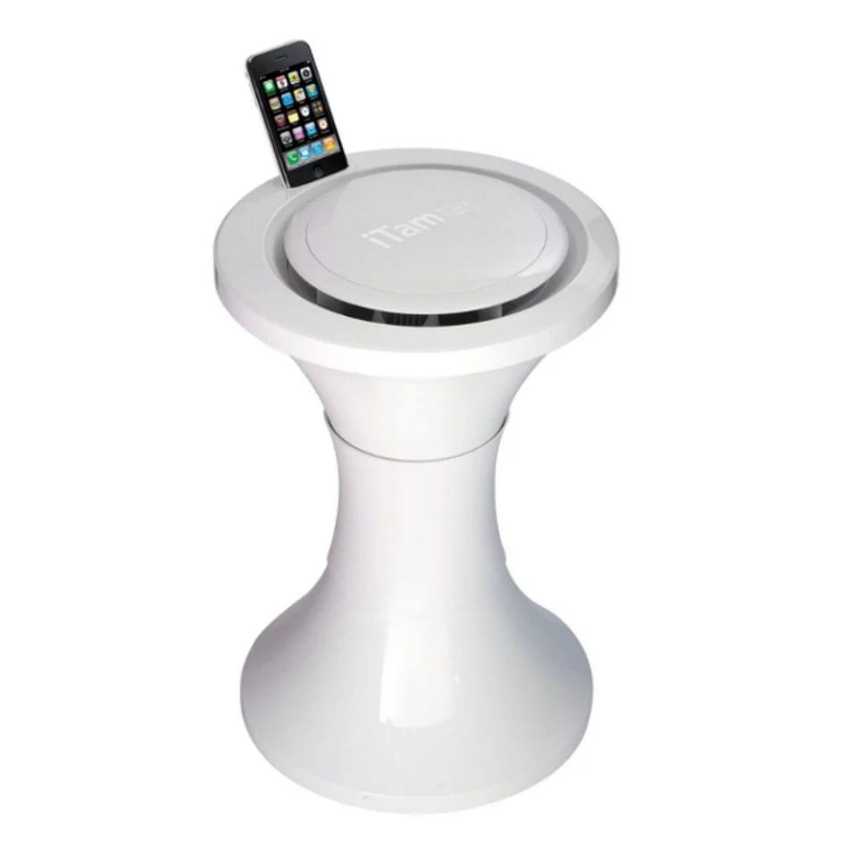 iTamTam M1 Vogue Speaker Dock With Lightning Dock Included - White Image 1