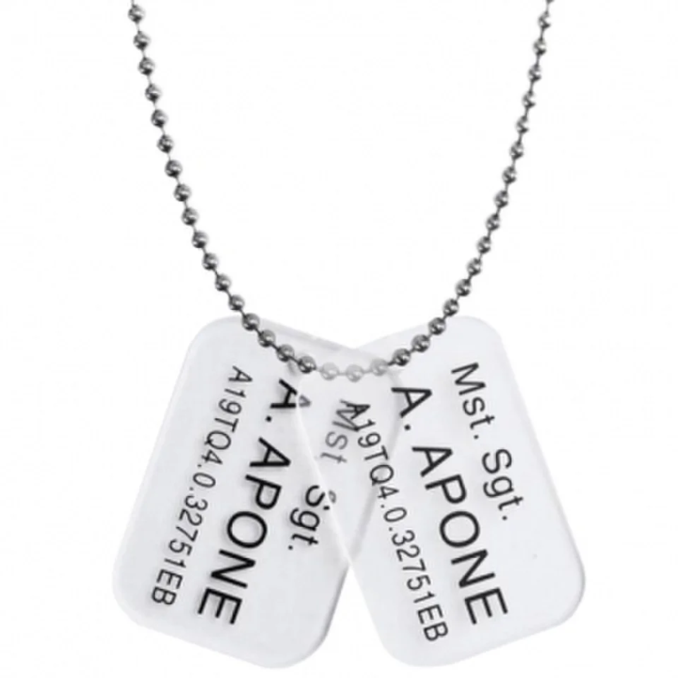 Hollywood Collectibles Aliens Colonial Marine Mst. Sgt. A. Apone Dog Tags Image 1