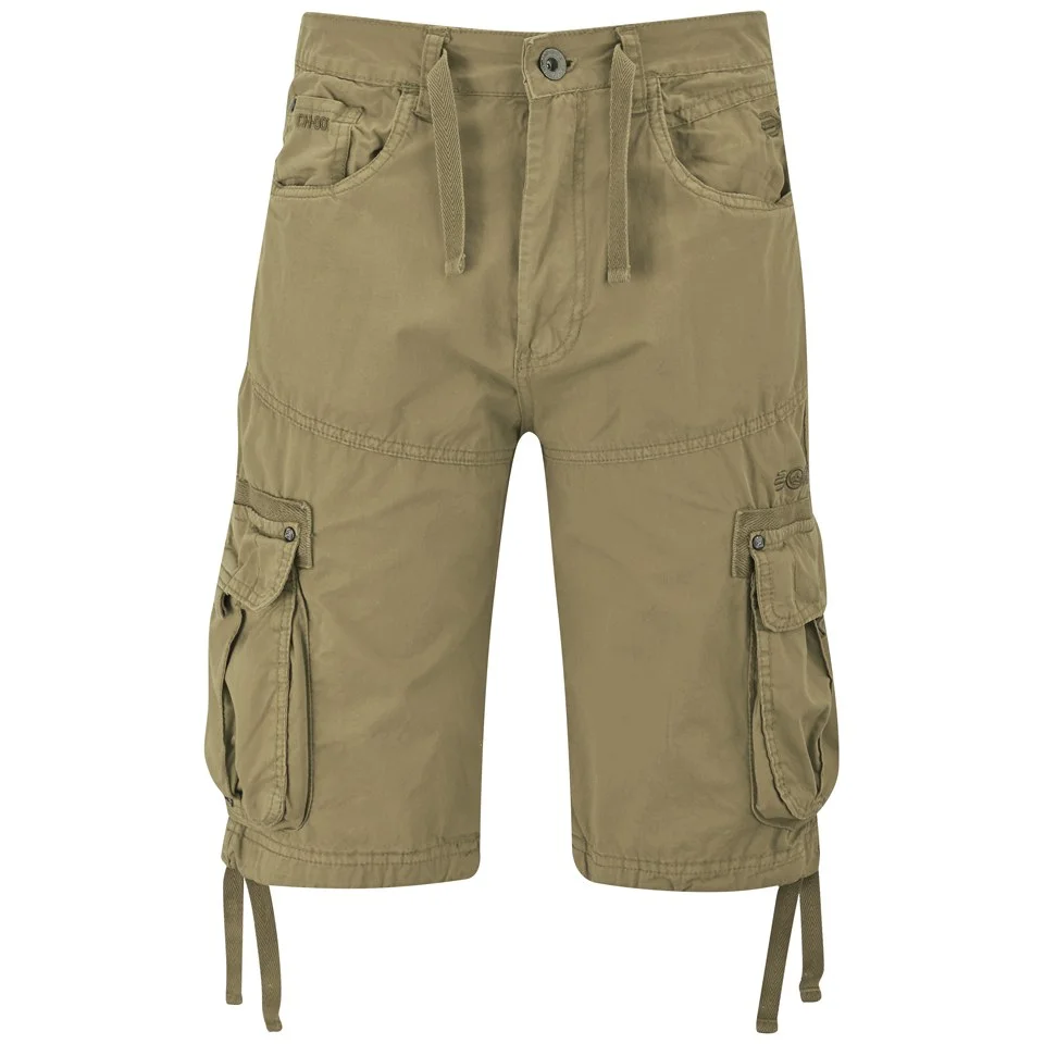 Crosshatch Men's Oprah Twill Cargo Shorts - Tobacco - W30 - Brown Image 1
