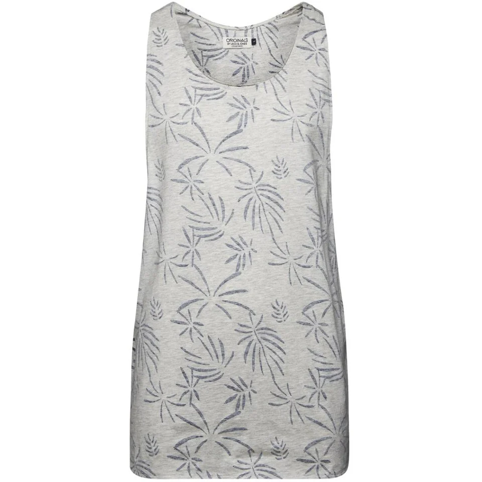 Jack & Jones Men's Originals Sand SL Tank Top - Treated White - S - White Image 1