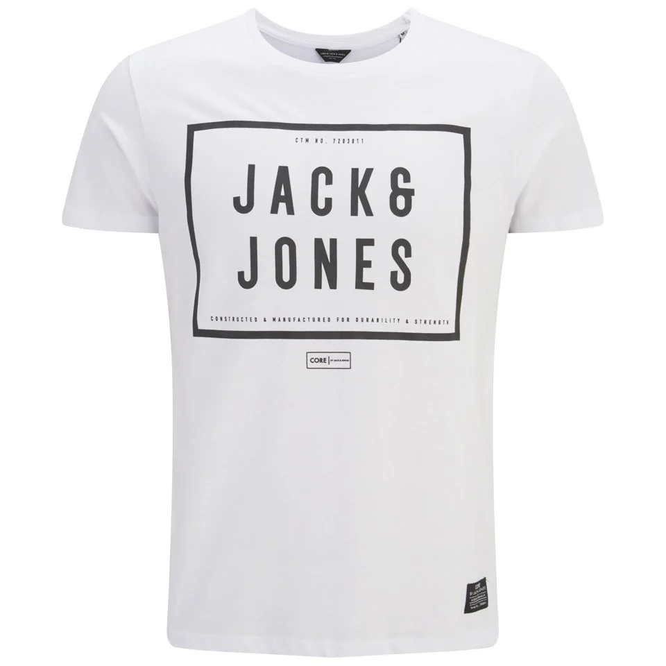Jack & Jones Men's Core Fresh T-Shirt - White - S - White Image 1
