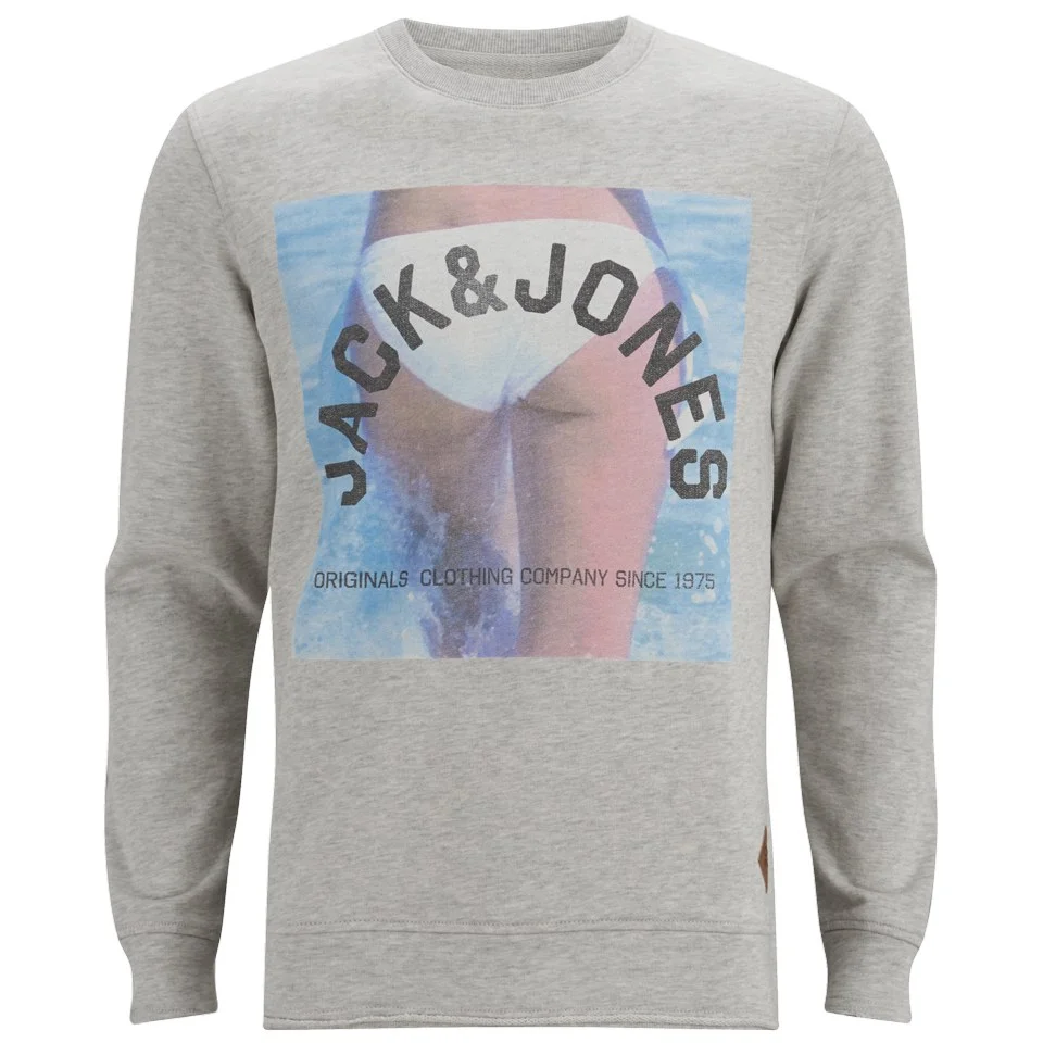 Jack & Jones Men's Originals Mike Crew Neck Sweatshirt - White - S - White Image 1
