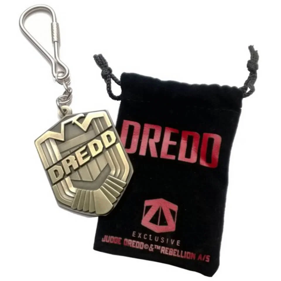 Judge Dredd Zavvi Exclusive Badge Key Chain Image 1
