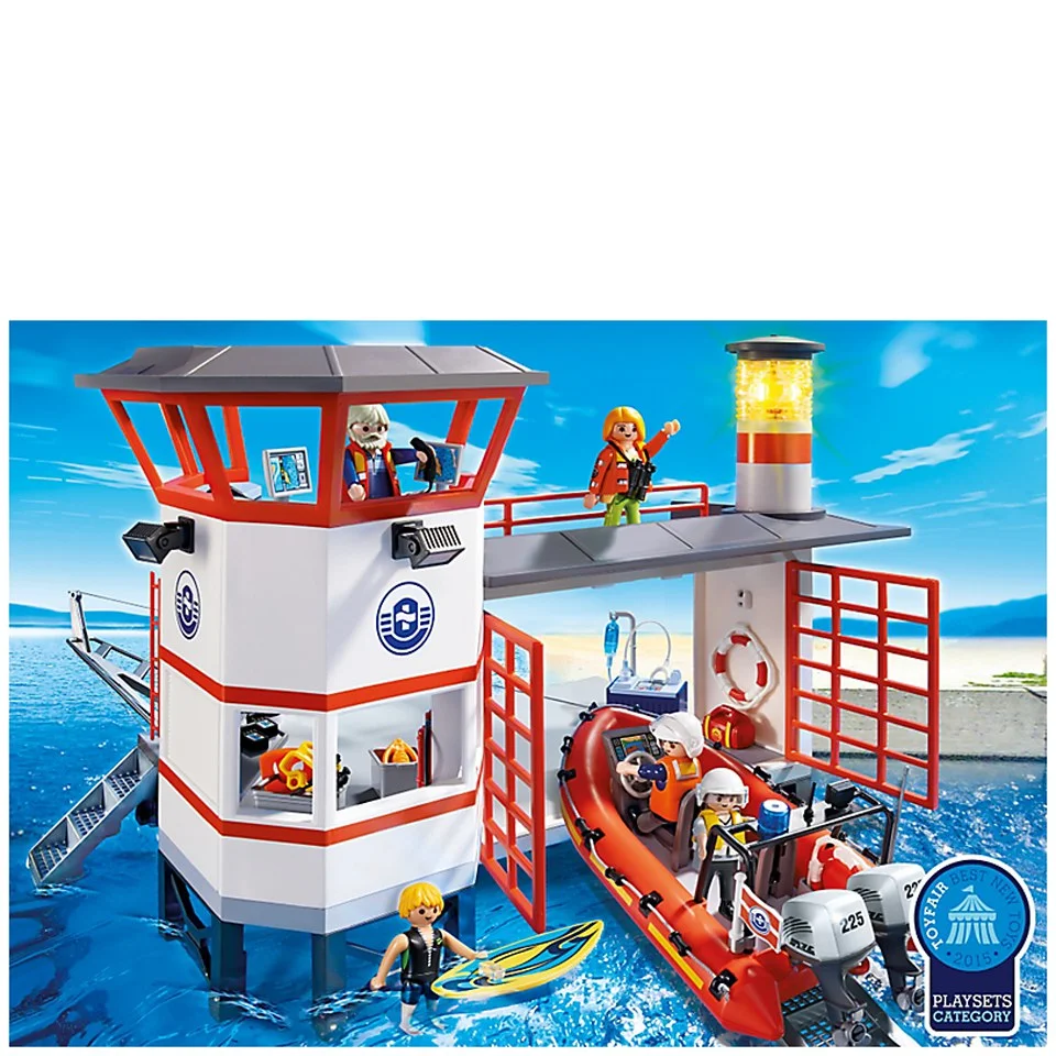 Playmobil Coast Guard Station with Lighthouse (5539) Image 1