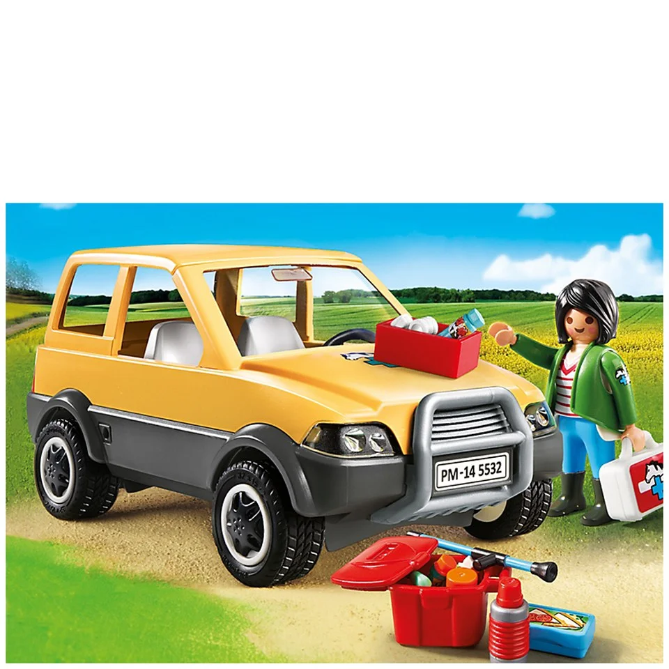 Playmobil Vet Clinic Vet with Car (5532) Image 1