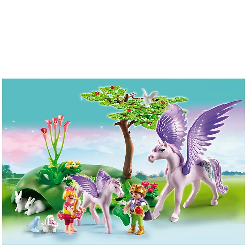Playmobil Fairies Royal Children with Pegasus and Baby (5478) Image 1