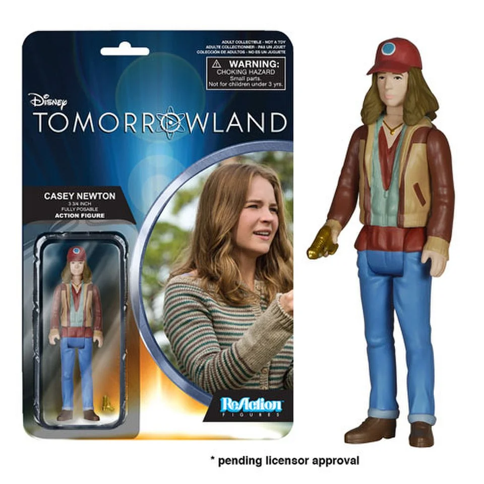 ReAction Disney Tomorrowland Casey 3 3/4 Inch Action Figure Image 1
