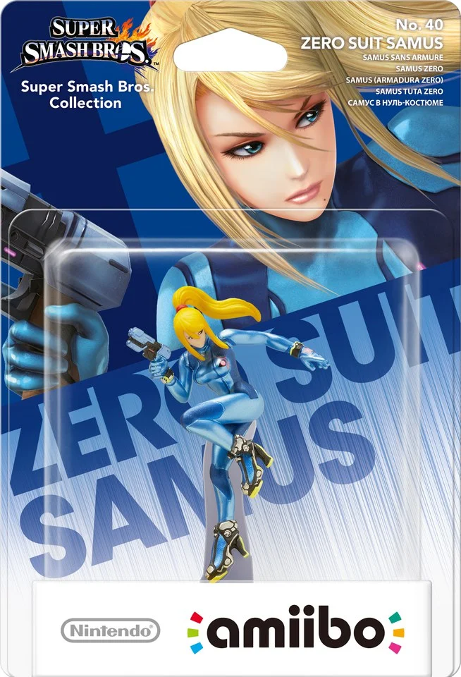amiibo Super Smash Bros Collection Zero Suit Samus Image 1