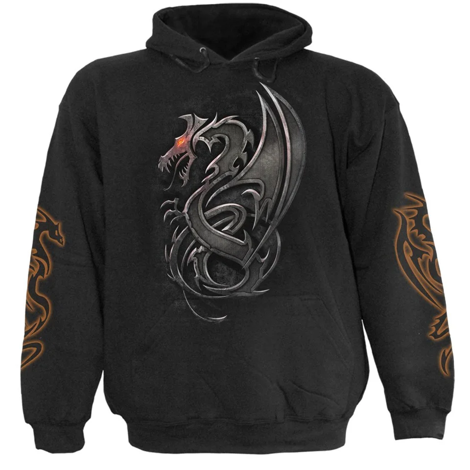 Spiral Men's DRAGON SLAYER Hoody - Black - L - Black Image 1