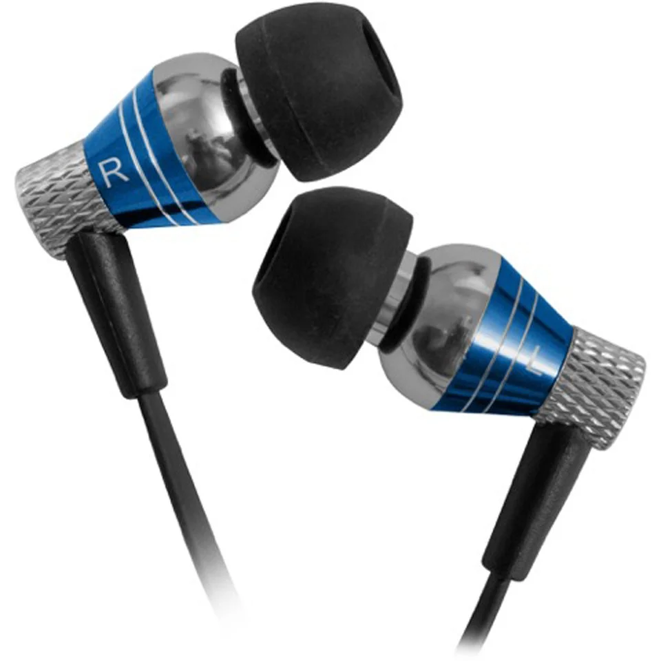 JLab - Jbuds Pro Premium Metal Earphones with Mic - Cobalt Blue Image 1