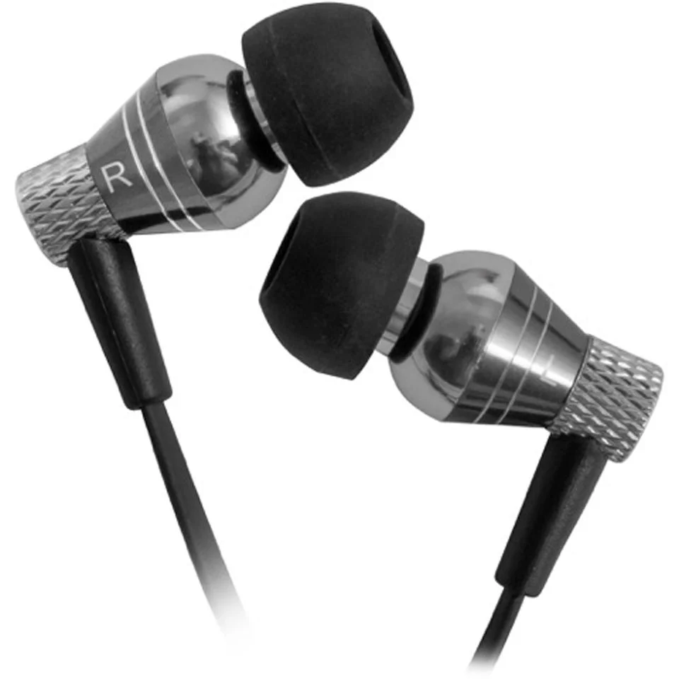 JLab - Jbuds Pro Premium Metal Earphones with Mic - Titanium Image 1