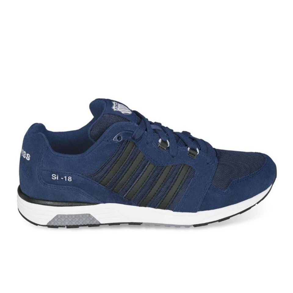 K-Swiss Men's Si-18 Low Top Trainers - Mood Indigo - UK 6 - Blue Image 1