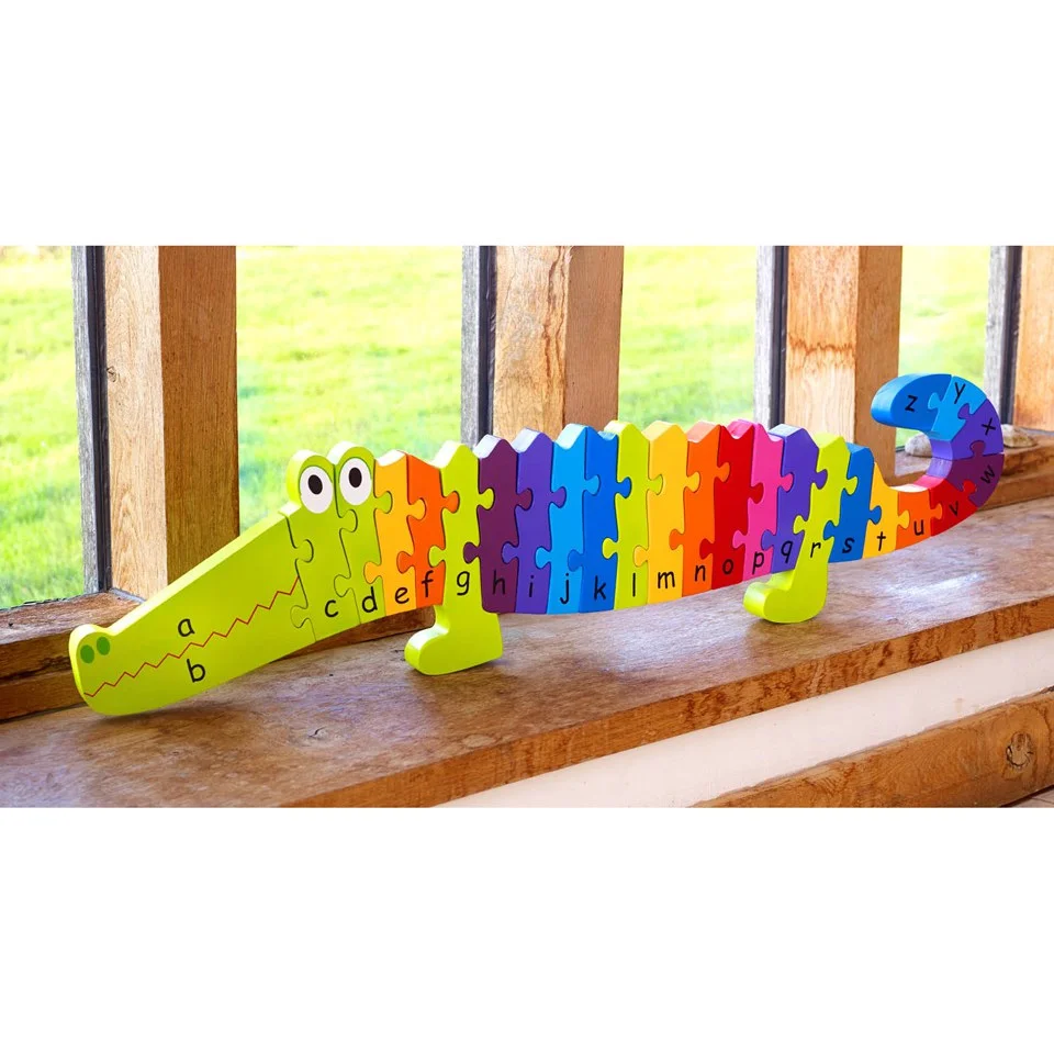Orange Tree Toys Giant Crocodile Puzzle Image 1