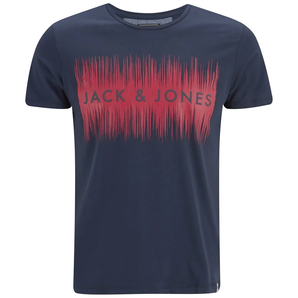 Jack & Jones Men's Many T-Shirt - Dress Blue - M - Blue Image 1