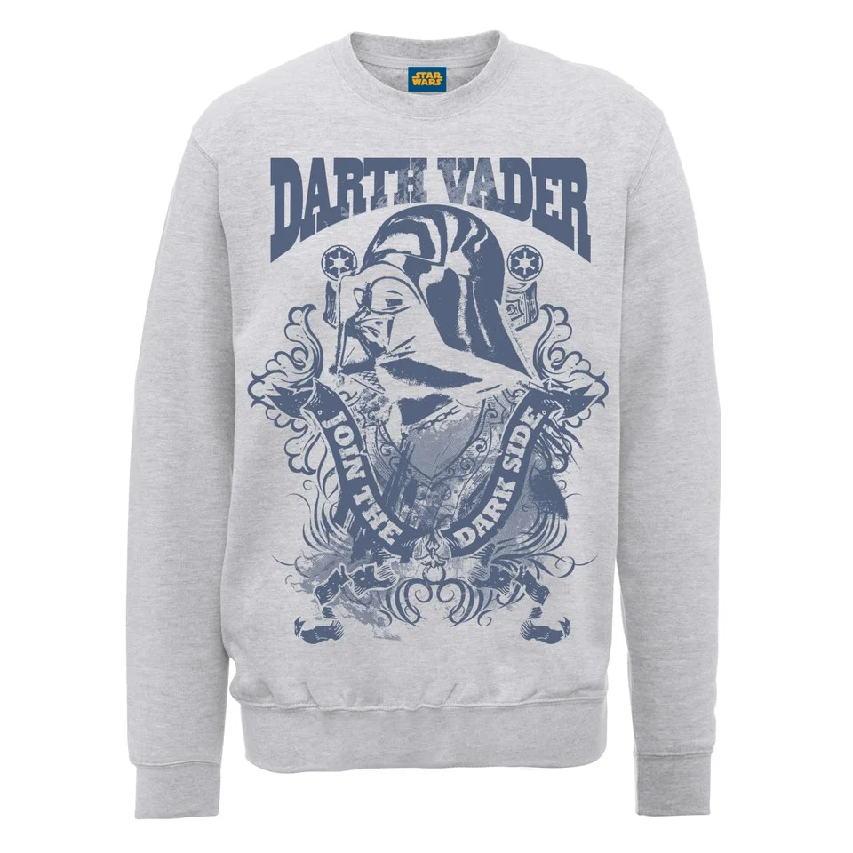 Star Wars Darth Vader Join The Darkside Sweatshirt - Heather Grey - S - Grey Image 1