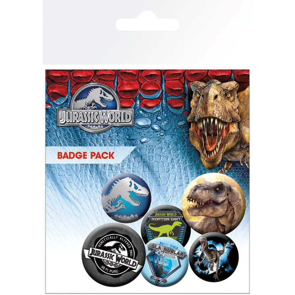 Jurassic World Mix - Badge Pack Image 1