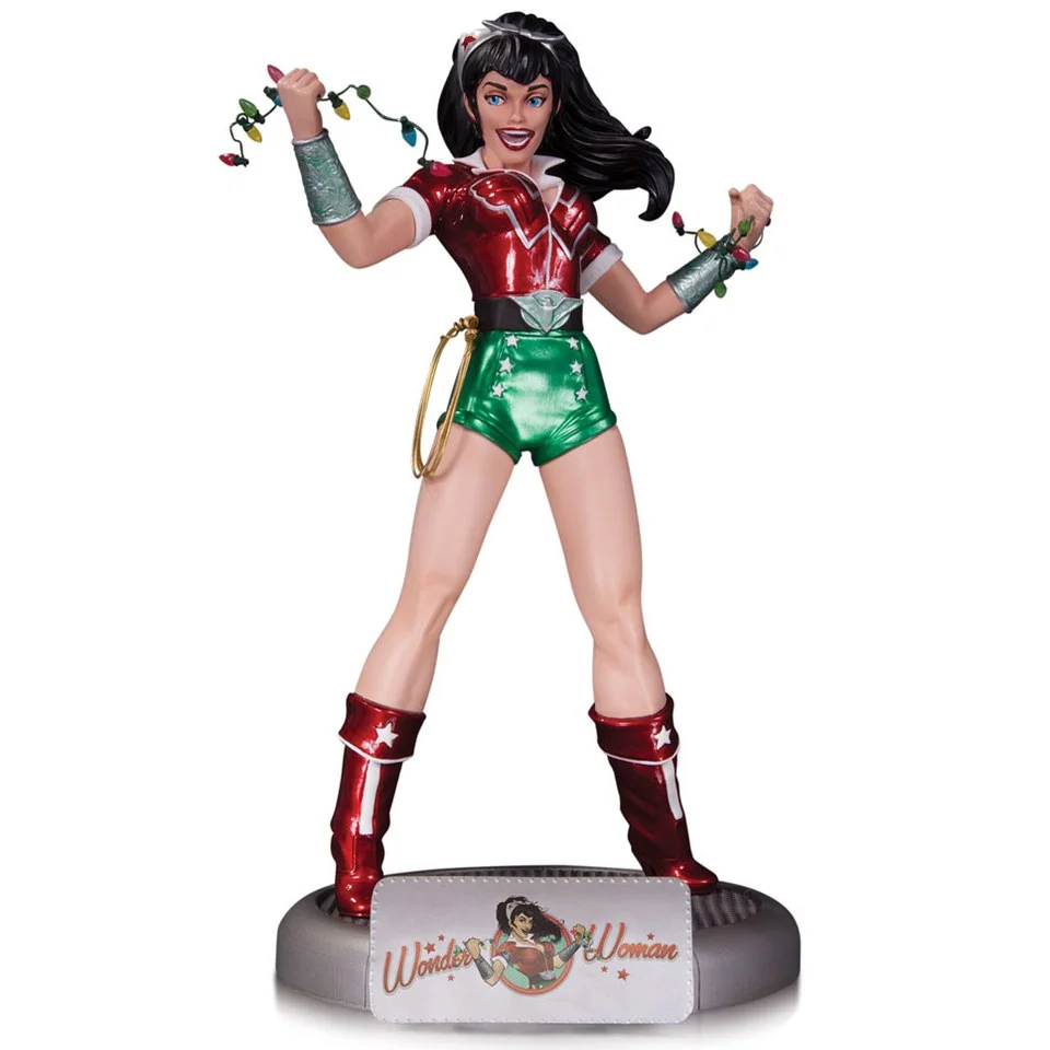 DC Collectibles DC Comics Bombshells Wonder Woman Holiday 12 Inch Statue Image 1