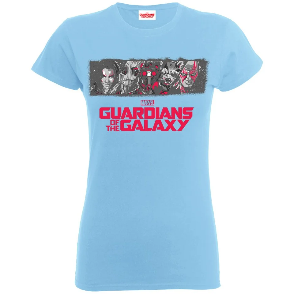 Marvel Women's Guardians of the Galaxy Team Logo T-Shirt - Sky - S - Blue Image 1