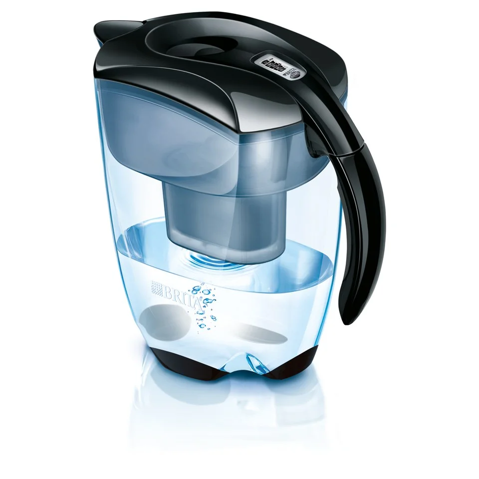 BRITA Elemaris Meter XL Water Filter Jug - Black (3.5L) Image 1