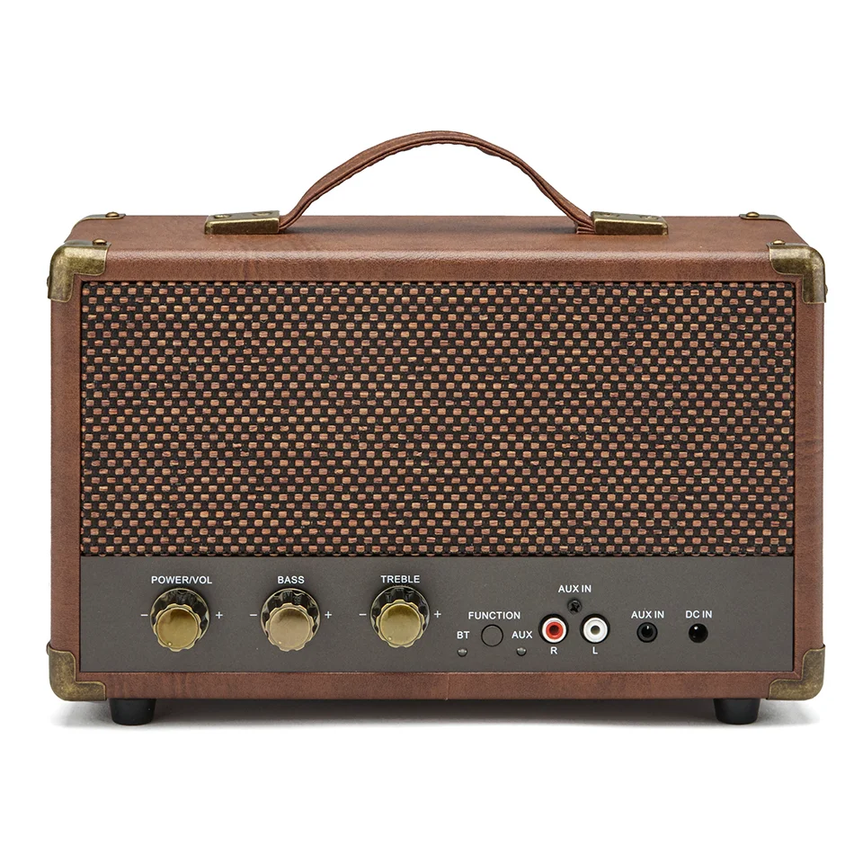 GPO Retro Westwood Bluetooth Speaker - Brown Image 1