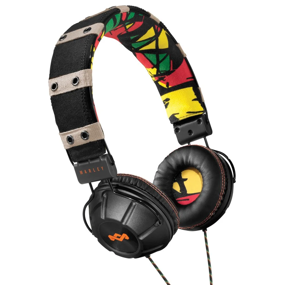The House of Marley Soul Rebel Headphones - Rasta Image 1