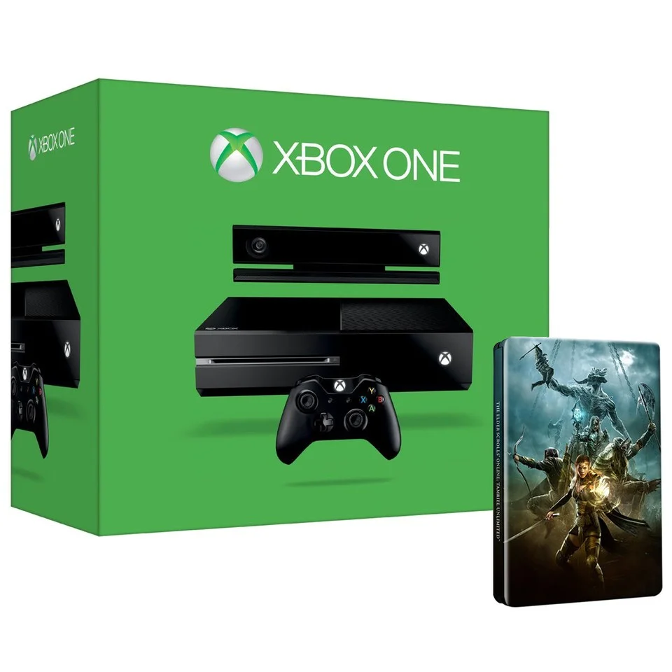 Xbox One Console with Kinect - Includes The Elder Scrolls Online: Tamriel Unlimited Steelbook Image 1