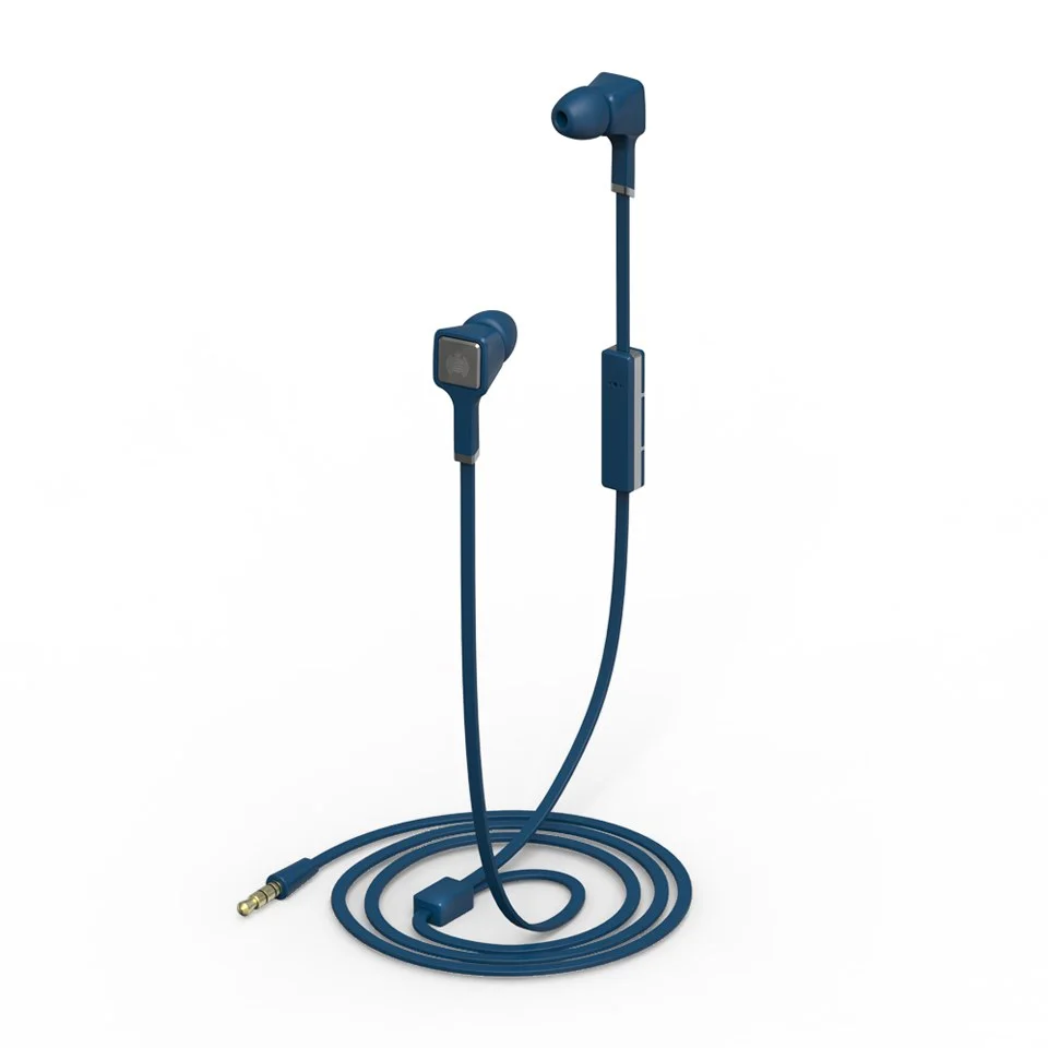 Ministry of Sound Audio Earphones - Blue and Gun Metal Image 1