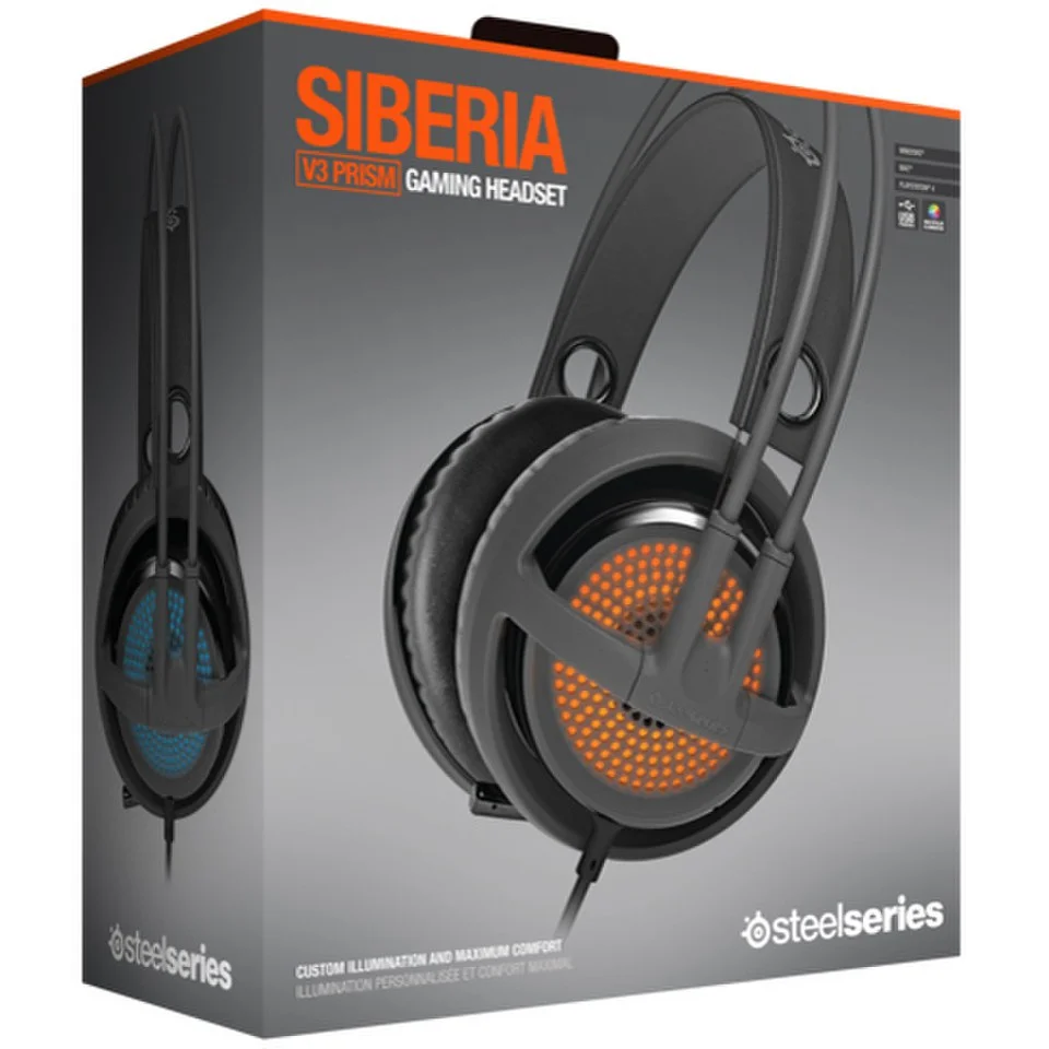 Siberia v3 Prism Gaming Headset - Grey Image 1