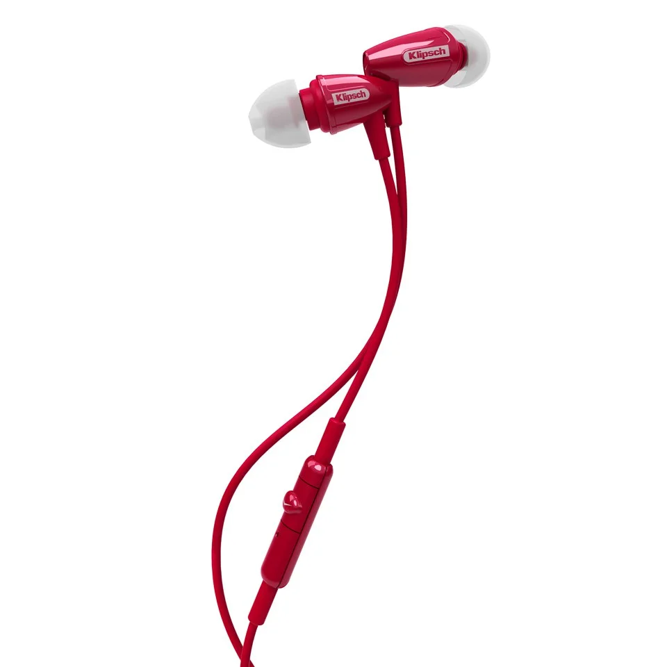 Klipsch S3M Image Earphones Inc In-line Remote & Mic - Red Image 1