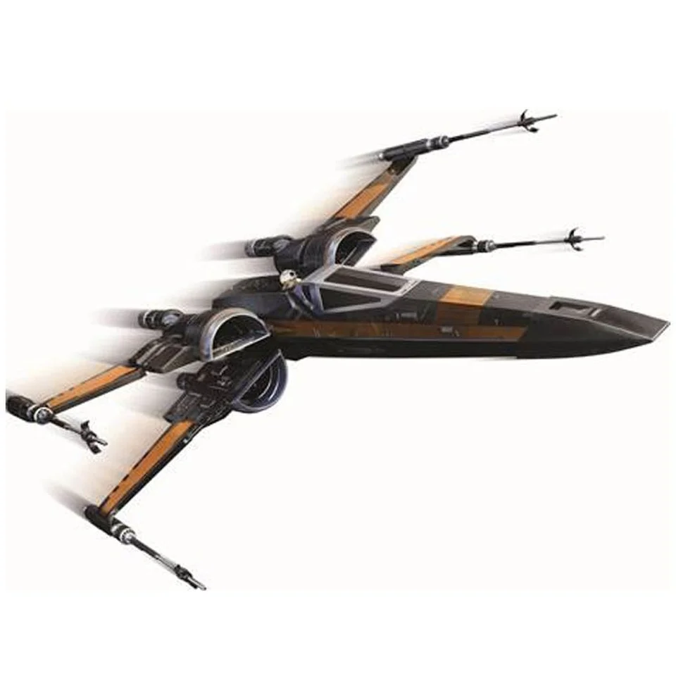 Hot Wheels Elite Star Wars The Force Awakens Poe's X-Wing Fighter Starship Vehicle Image 1