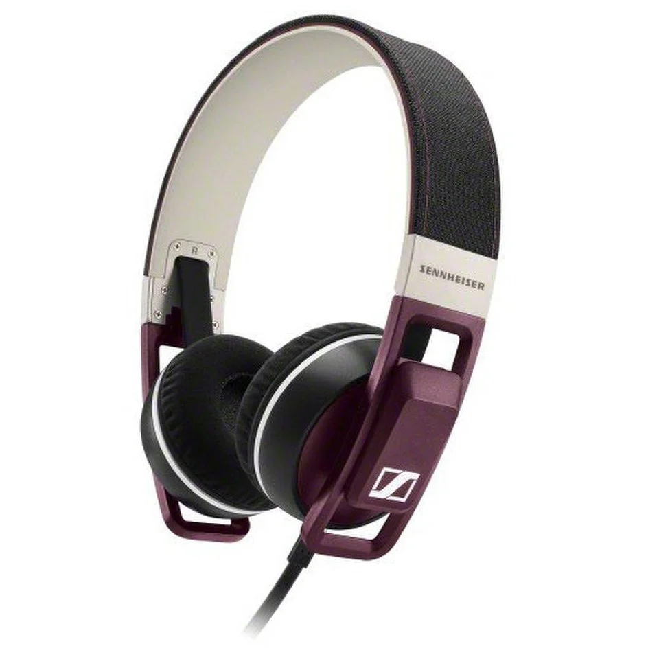 Sennheiser Urbanite On Ear Headphones Inc In-Line Remote & Mic - Plum - iPhone/iPad/iPod Image 1