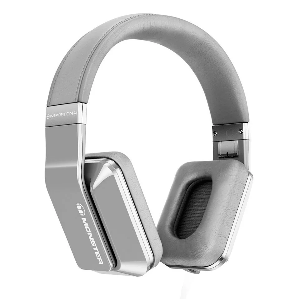 Monster Inspiration Lite on Ear Headphones - Silver Image 1