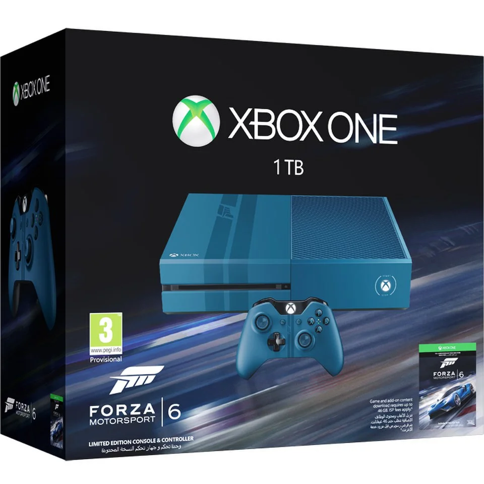 Xbox One 1TB Limited Edition Forza Motorsport 6 Bundle Image 1