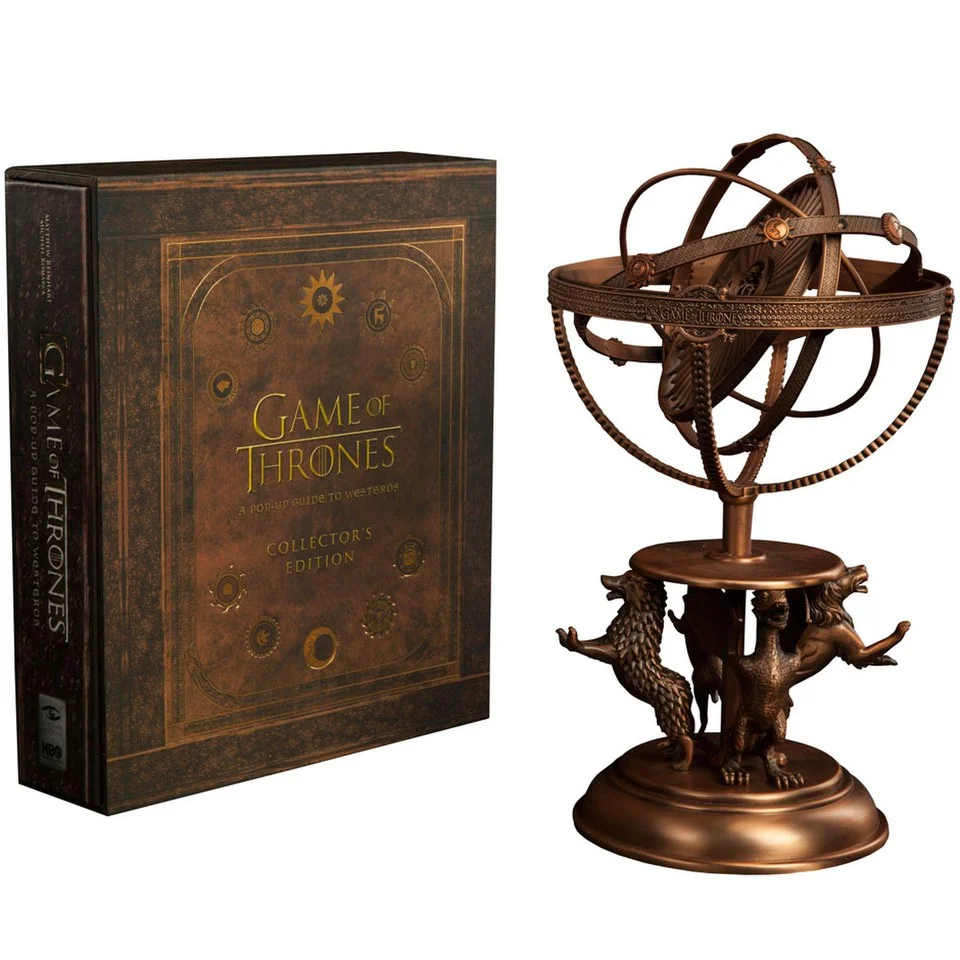 Sideshow Collectibles Game of Thrones Astrolabe Replica and Book Guide to Westeros Collector's Edition Image 1