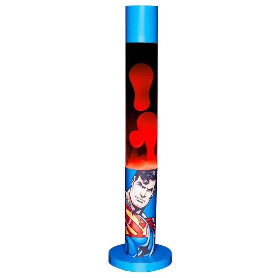 DC Comics Superman Graphic Art Lava Lamp Image 1
