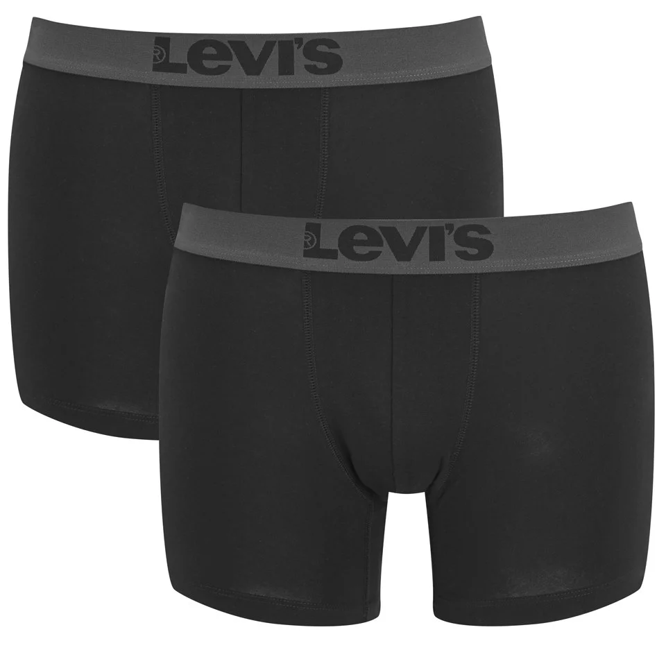 Levi's Men's 200SF 2-Pack Boxer Briefs - Jet Black - S - Black Image 1
