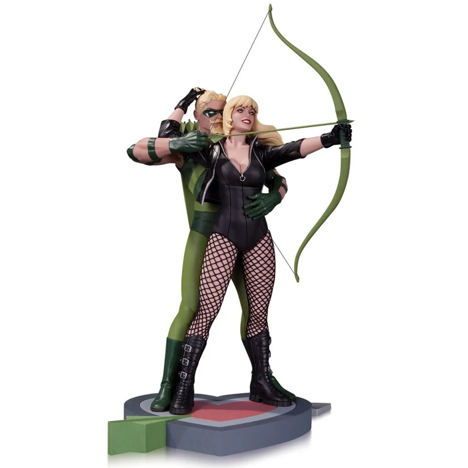 DC Collectibles DC Comics Arrow Green Arrow and Black Canary 12 Inch Statue Image 1