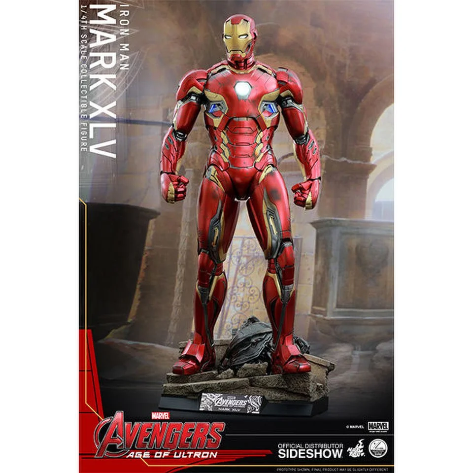 Hot Toys Marvel Avengers Age Of Ultron Iron Man Mark XLV 1:4 Scale Figure Image 1