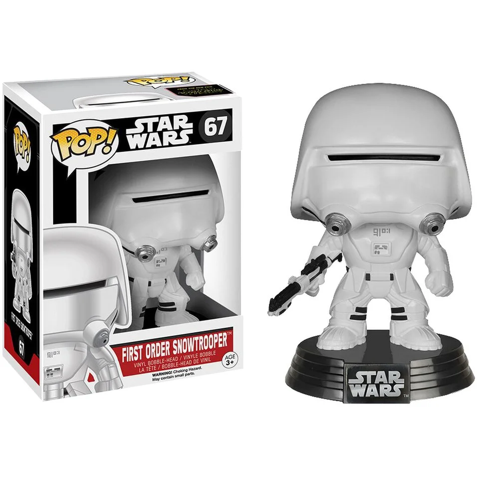 Star Wars The Force Awakens First Order Snowtrooper Pop! Vinyl Figure Image 1