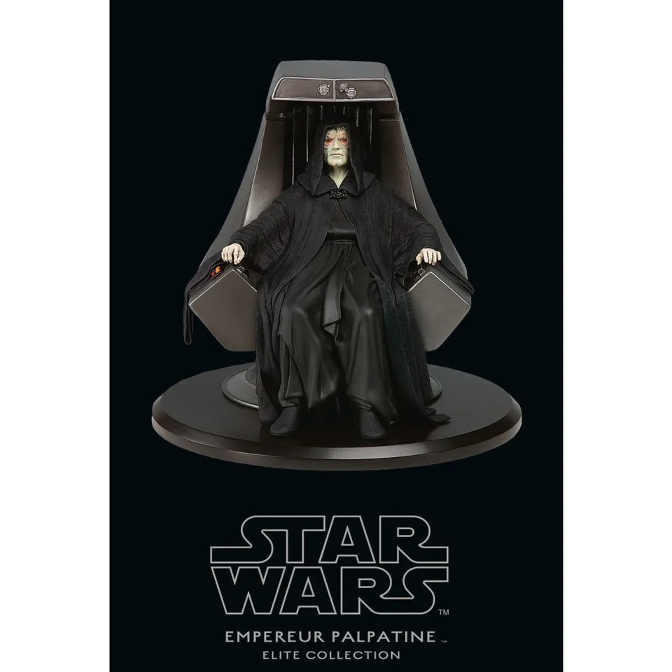Attakus Star Wars Elite Collection Emperor Palpatine With Imperial Throne 8 Inch Statue (Limited to 2000 pieces worldwide) Image 1