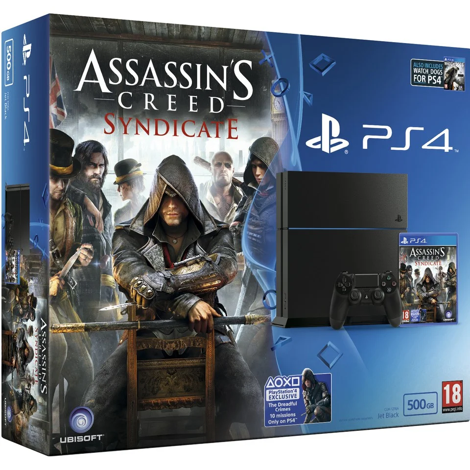 Sony PlayStation 4 500GB Console - Assassin's Creed: Syndicate Image 1